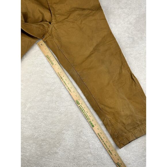 Vintage American Field 1950s Canvas Hunting Sport Pants Size 36x29 Talon Zipper - Picture 6 of 8